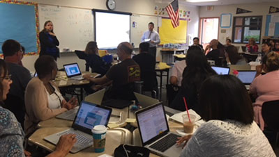 math professional learning session photo